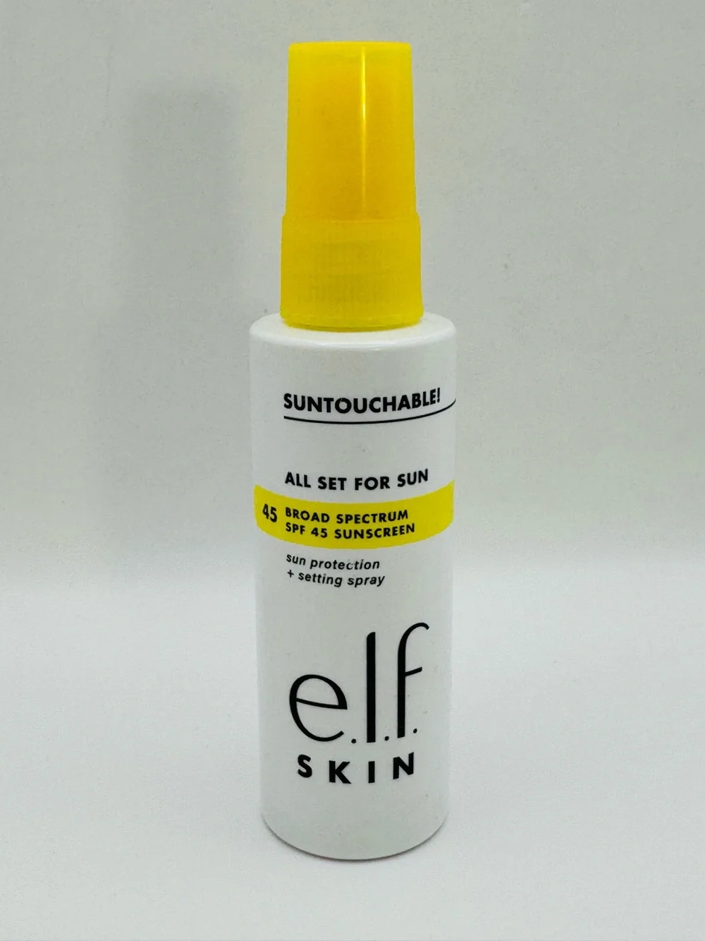 elf Suntouchable All Set For Sun SPF 45 Sun Protection & Setting Spray
